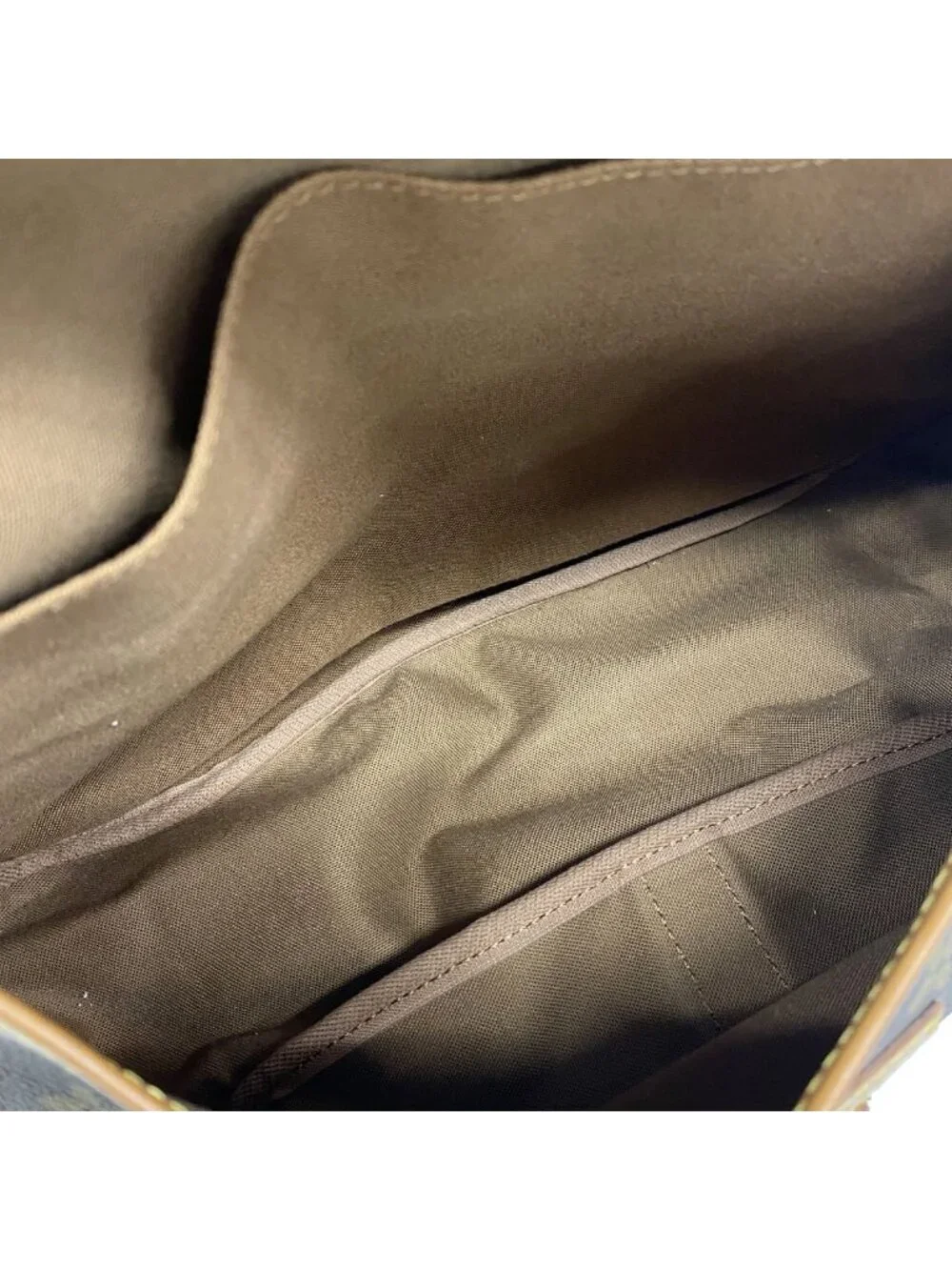 Louis Vuitton Shoulder Bag Monogram Saumur 35 Brown